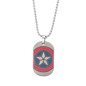 captain marvel dog tag