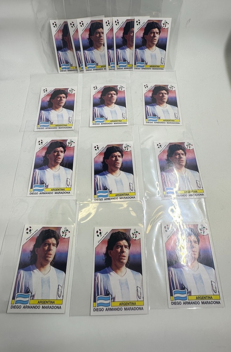 VERY RARE DIEGO MARADONA the Cow Qui Rit - PANINI WORLD CUP ITALY 90 sticker £122.21 - UK