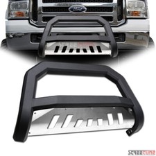 Matte Black Avt Bull Bar Bumper Grille Guardskid For 05-07 F250f350 Superduty