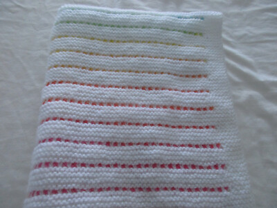 Strickanleitung 0038.  Baby Kinderwagendecke.  easy knit.  DK
