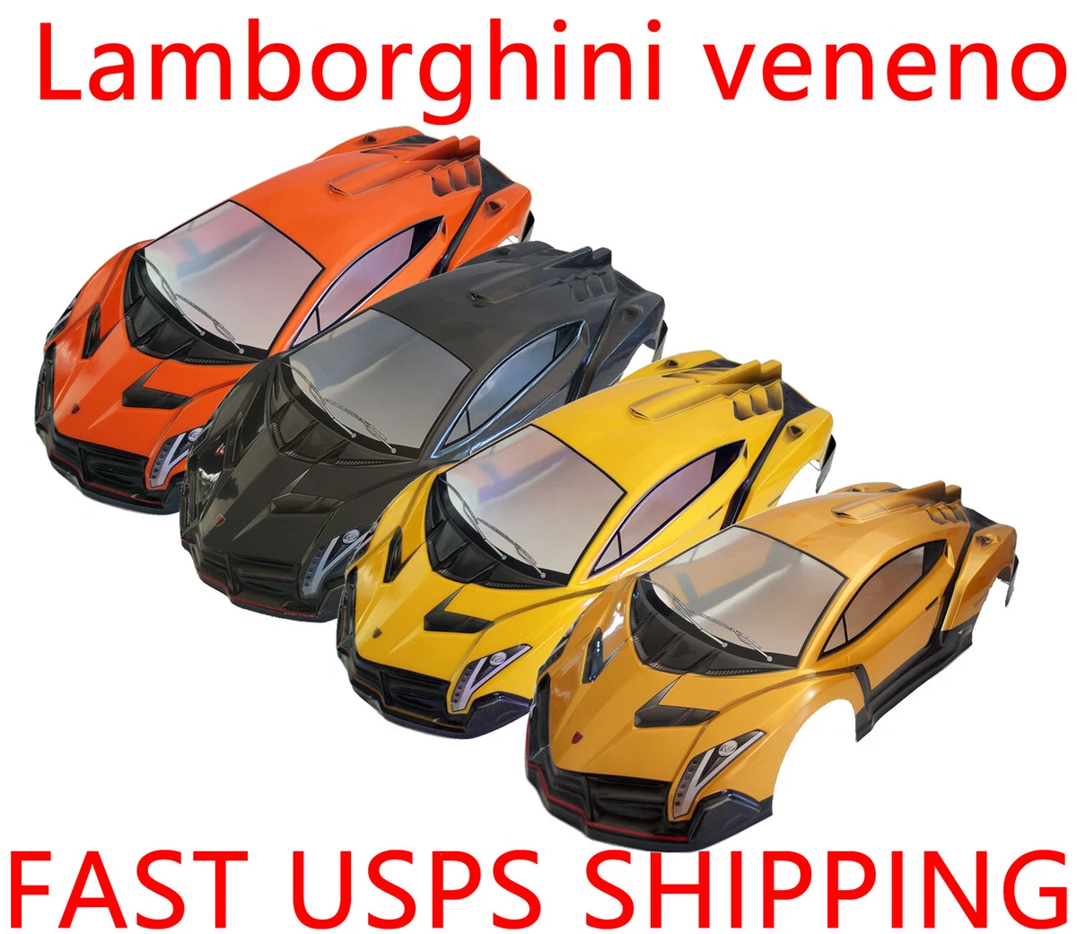 1 10 RC Painted Precut Drift Touring Racing Lamborghini Car Body Shell 190mm