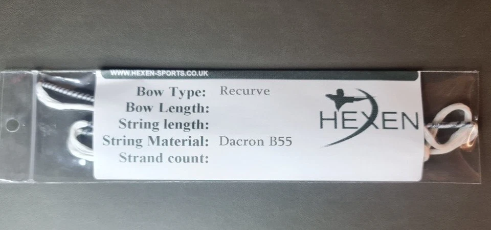 Hexen Recurve Bogenschnur für Bogenschießen Dacron B55 verkauft in Bugsize Bogenschnur
