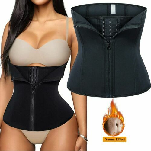Waist Trainer Women Sauna Sweat Corset Weight Loss Body Shaper Slimmer Belt Yoga