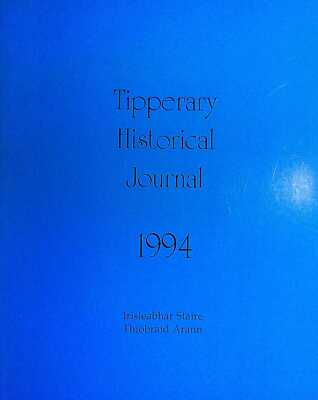 Maher, Denise TIPPERARY HISTORICAL JOURNAL: DERRYNAFLAN: THE MEDIEVAL GRAVE SLAB