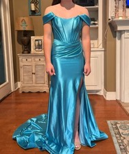Teal/Blue Prom Dress