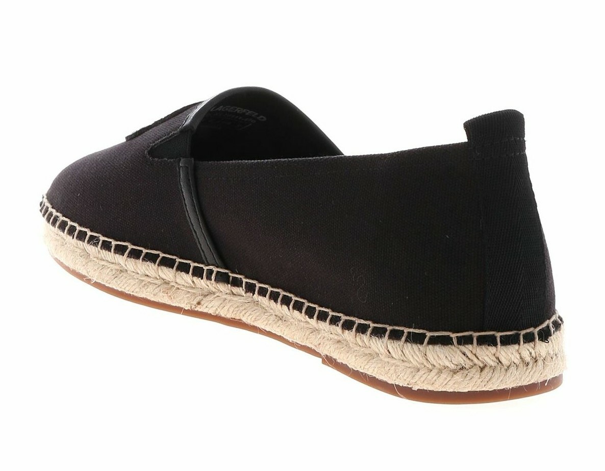 New KARL LAGERFELD KAMINO ESPADRILLES IN BLACK Size 9 Kamino Riviera espadrilles | Black | Men | KARL LAGERFELD  main image 4