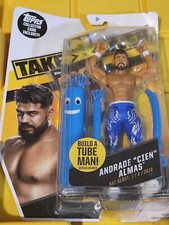 WWE NXT Takeover Andrade Cien Almas (2017) Mattel Figure w/ Build A Tube Man 