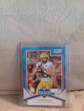2020 Panini Score NFL Draft #NFL-3 Justin Herbert, Gold Zone 43/50, NM, Rookie