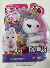 Fingerlings Interactive Baby Unicorn Lulu by Wow Wee, 70 Sounds NEW 