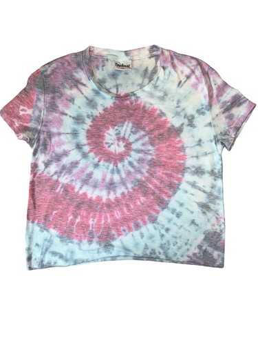 Firehouse Girls 2pc Pink Blue Tie Dye Tee & Jogger Sweat Pants Outfit Set XL - Picture 4 of 5