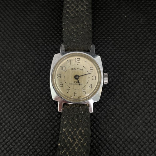 MONTRE KELTON FEMME, bi-ton état exceptionnel, mécanique, remontage manuel EUR 33,50 - FR