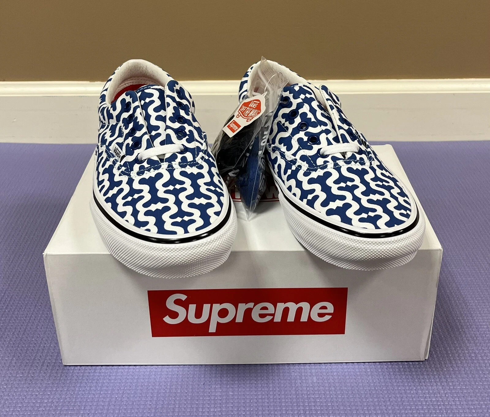 Supreme 21SS Vans Monogram S logo patinage époque royale taille 8,5