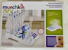 Munchkin Fold Baby Bottle Countertop Drying Rack, White