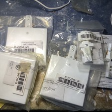 3 E-Conolight E-KC361W T-Bar End Feed 120v 20a NEW Plus 2 E-KC221W