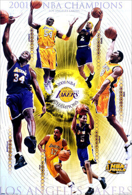 Affiche Vintage Magic Johnson Los Angeles Lakers, Sport Illustré, 23x35 Pouces