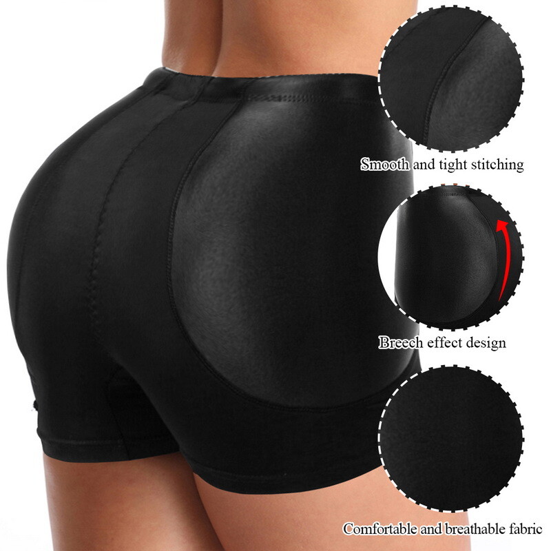 Padded Bum Pants Hip Enhancer Butt Booty Lifter Shaper Bodyshorts