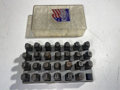 C.H. Hanson Premium Steel 3/16'' Letters Stamp Set