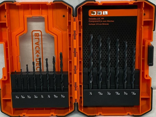 Black Oxide Drill Bit Set 
