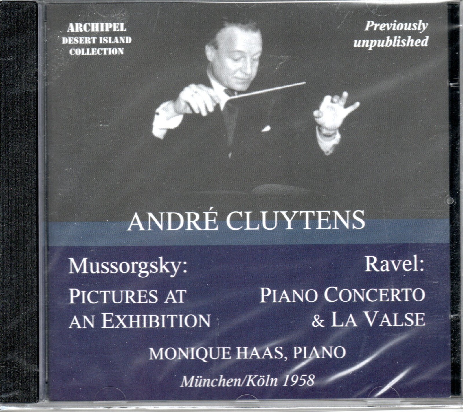 MUSSORGSKY - PICTURES - RAVEL - PIANO CONC - LA VALSE - CLUYTENS - HAAS - 1958