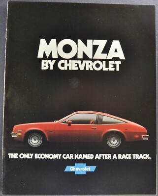 1978 Chevrolet Monza Brochure Spyder 2+2 Coupe Hatchback Excellent