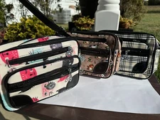 NWT Multiple chanels zip closure cat lover Great Use Good size Great Gift