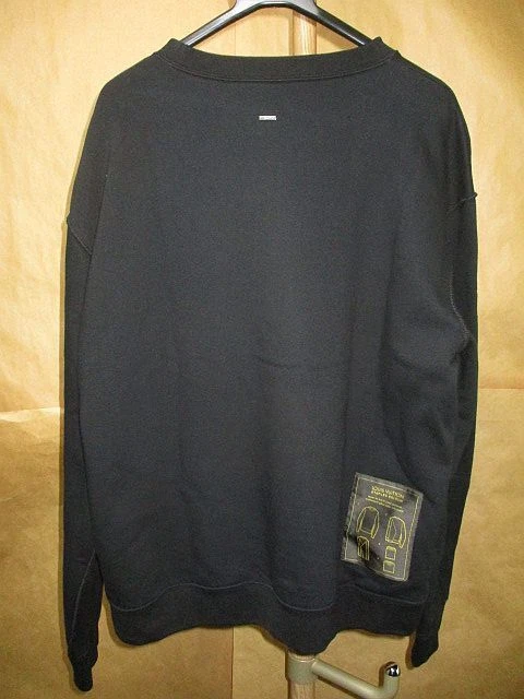 Louis Vuitton Inside Out Logo Patch Sweatshirt Black mens
