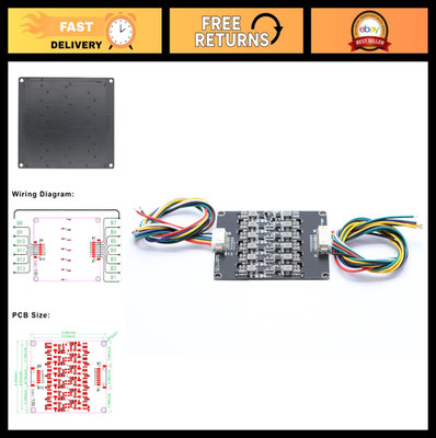 48V 13S Li-ion Lipo Lifepo4 Battery BMS Balancer Active Equalizer Energy Transfe