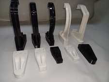 Aquaflow Gutter Bracket Spacers Extenders - Round-Square-Ogee-6"  Black or White