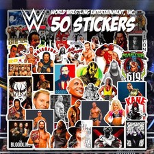 WWE Pro Wrestling Sticker 50 Piece Set PVC Waterproof Seal Goods American Wrestl