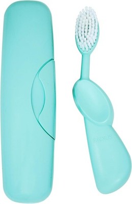 RADIUS Toothbrush Original Big Brush, BPA Free ADA Accepted - Right Hand - Mint 