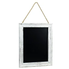 Rustic Wall Hanging Magnetic Chalkboard Signs 14X11 inches Distressed Wood