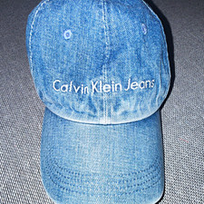 Calvin Klein Jeans Blue Logo Baseball Cap Hat...