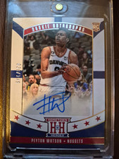 Panini Chronicles Peyton Watson RC Auto Hometown Heroes Rookie Autographs 30/149