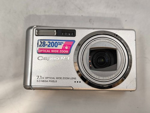 Ricoh Caplio R3 5MP 7,1X Optischer Zoom Kamera Für Ersatzteile Silber