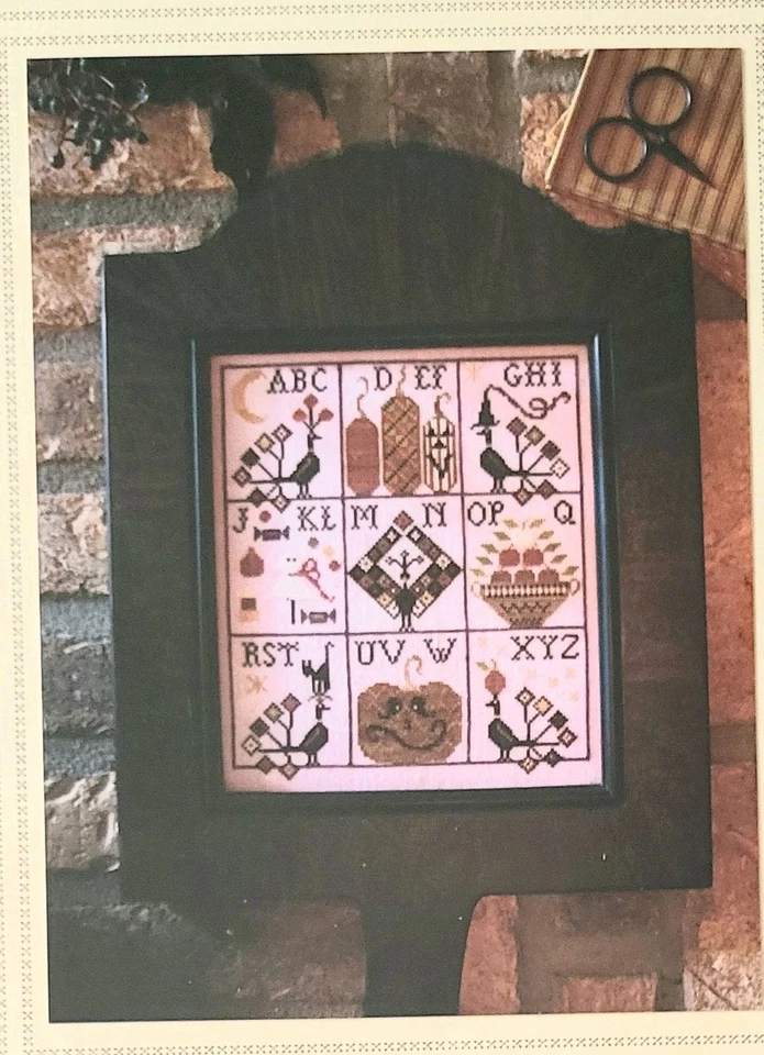 PLUM STREET SAMPLERS HALLOWEEN HORNBOOK COUNTED CROSS STITCH PATTERN BOOKLET - Image 2 of 3