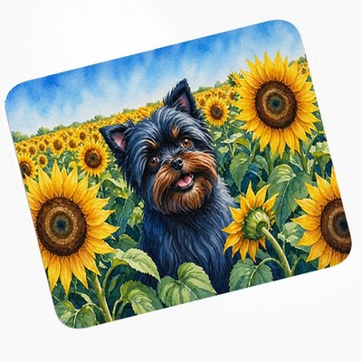 Caroline's Treasures Affenpinscher in Sunflowers Mouse Pad