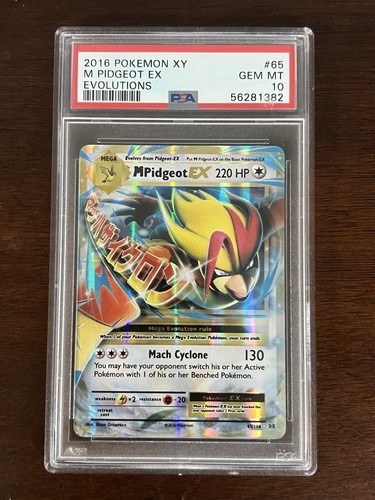 M Pidgeot-EX graded PSA 10 for sale on eBay