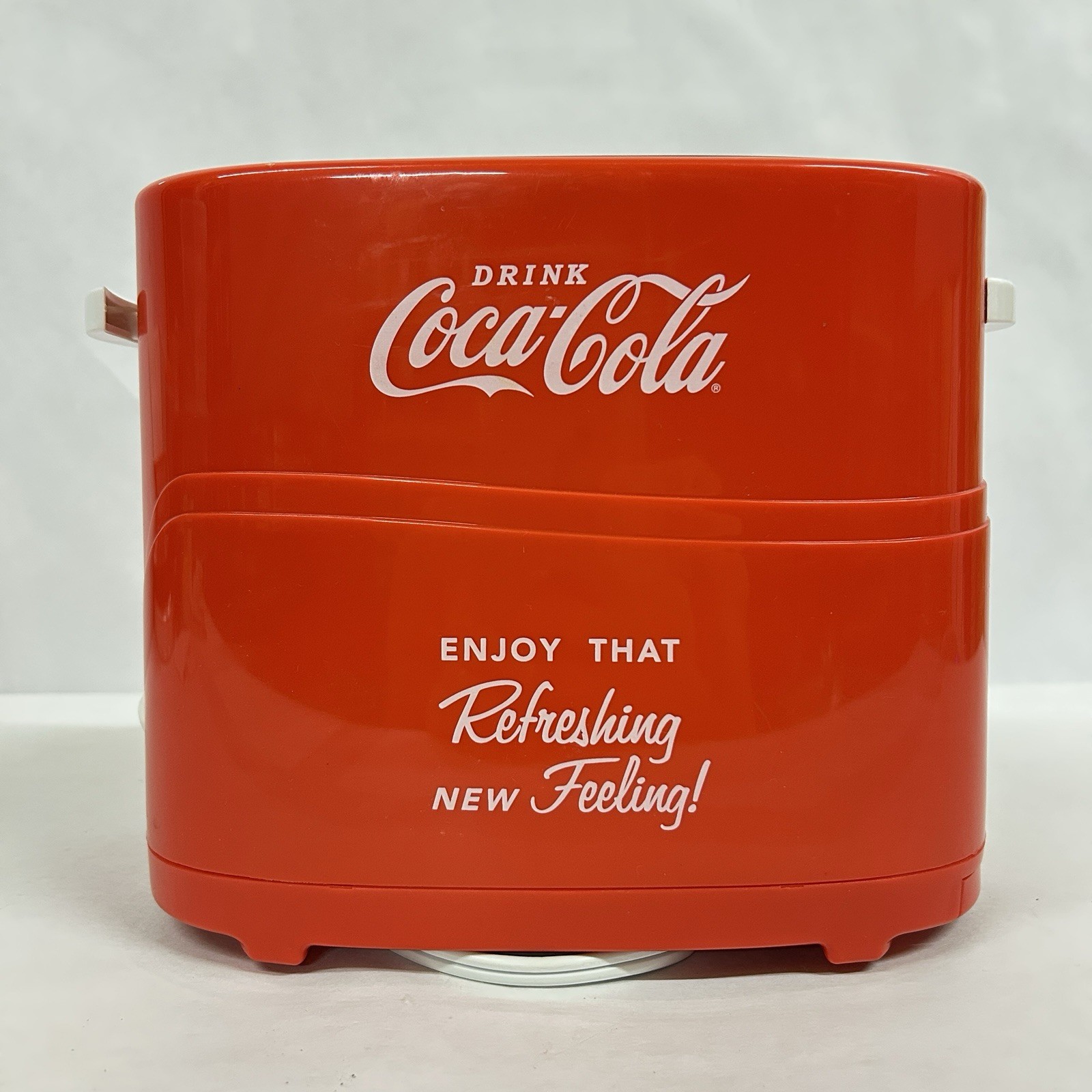 Vintage Coca Cola Nostalgia Hot Dog Toaster Pop Up Machine Red Silver Kitchen