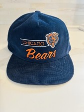 NFL Chicago Bears Blue Corduroy Snapback Hat by Annco Professional Taiwan