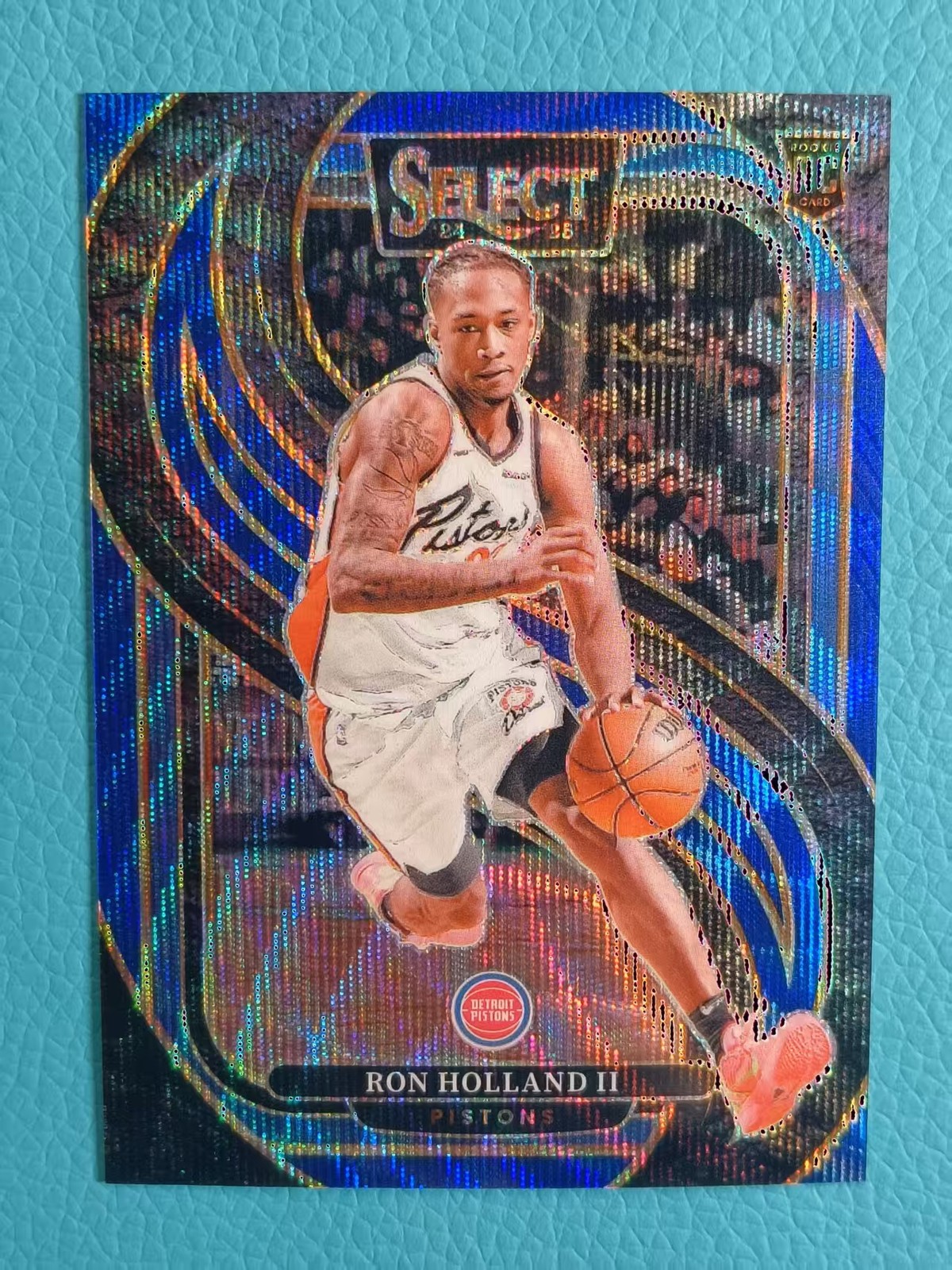 Ron Holland II 2024-25 Panini Select 13/75 Blue Wave Premier Level RC #198