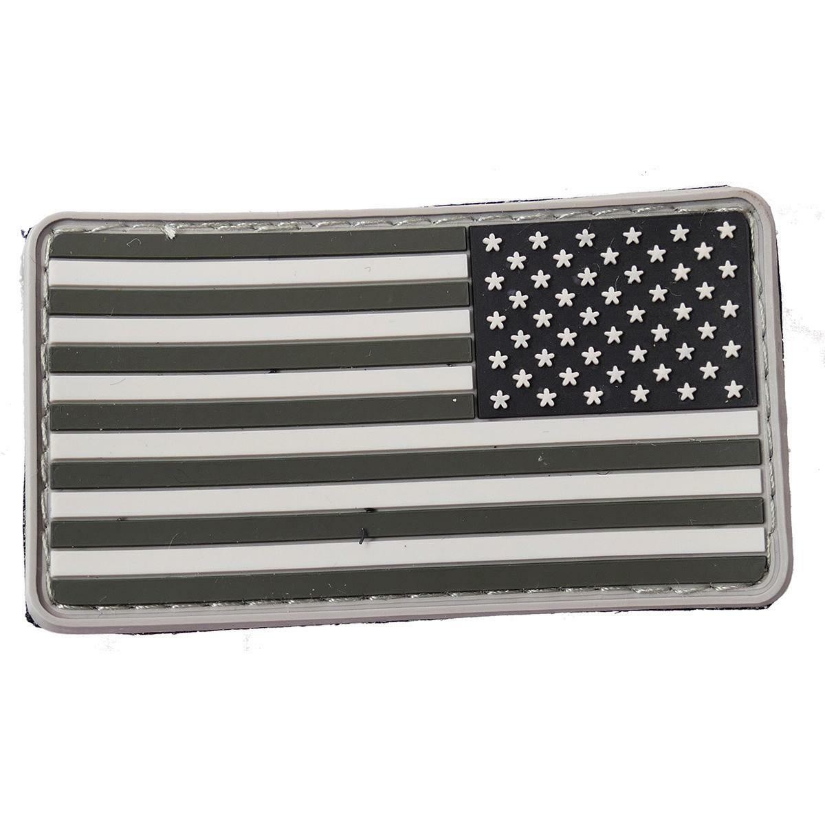 Rubber Us Flag Reveresed Acu Moral Patch Tactical Airsoft Badge