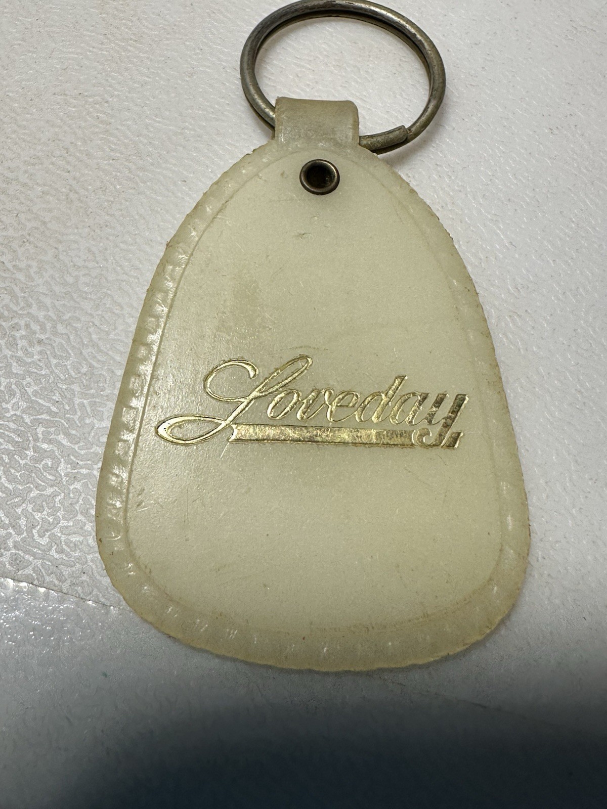 Woodsfield Ohio Loveday Car Dealership Auto Dealer Motor Sales OH Keychain