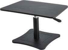 Victor DC230 Adjustable Laptop Stand, 21" X 13" X 12" Black, Supports 20 Lbs