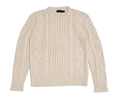 Polo Ralph Lauren Fisherman Sweater Men's XL - Aran Cable Wool Cashmere