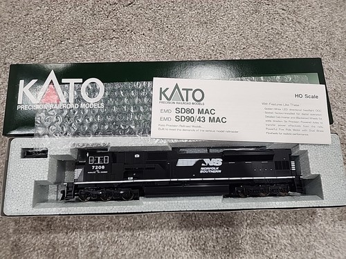 LUCES DE ZANJA HO KATO 37-6349 EMD SD80MAC NORFOLK SOUTH NS # 7208 | Zustand: New