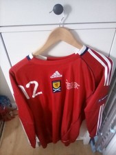 SCOTLAND BENCH WORN GOALKEEPER'S SHIRT (2010 v LITHUANIA) MARSHALL