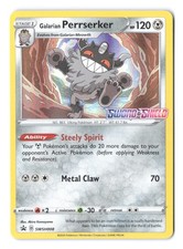 Pokemon Galarian Perrserker (Prerelease) Sword & Shield Promo Card SWSH008 Holo