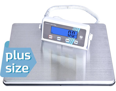 Digital Floor Scale 15x12in 440 lb Heavy Duty Home Gym Office Medical W/Display