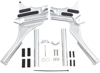 Cubiertas de cuello Kuryakyn Deluxe - Cromo motocicleta bicicleta de calle 7866 kur7866 Foto 3 de 4