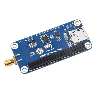 Waveshare 25349 SIM7028 NB-IoT HAT For Raspberry Pi, Supports Global Band NB-IoT